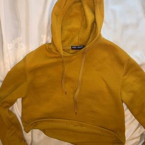 cropped hoodie